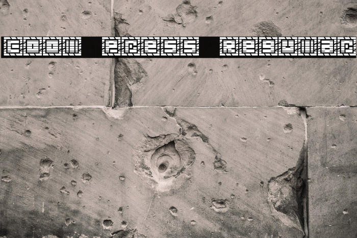 Cool Press Regular Font examples