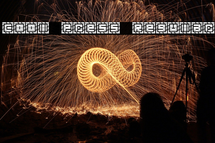 Cool Press Regular Font examples