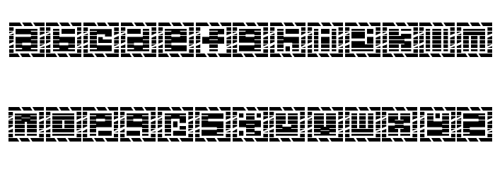 Cool Press Regular Font LOWERCASE