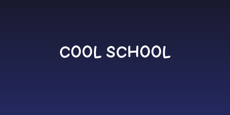 Cool School Social Header