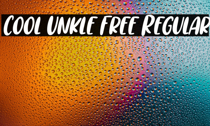 Cool Unkle Free Regular Example 2