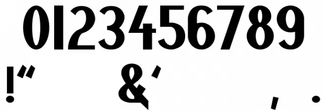 Cool Weekdays Demo Font OTHER CHARS