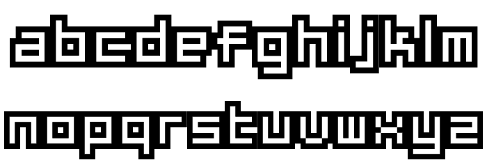 Cool11bit Font LOWERCASE