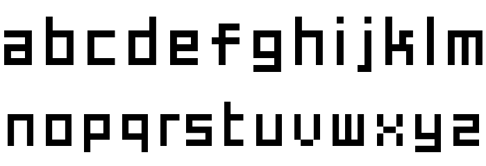 Cool9bit Caratteri MINUSCOLO