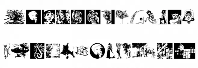 CoolDrawings Fonte MAIÚSCULAS