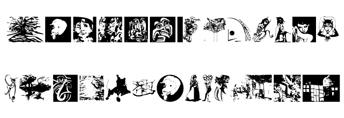CoolDrawings Font LOWERCASE