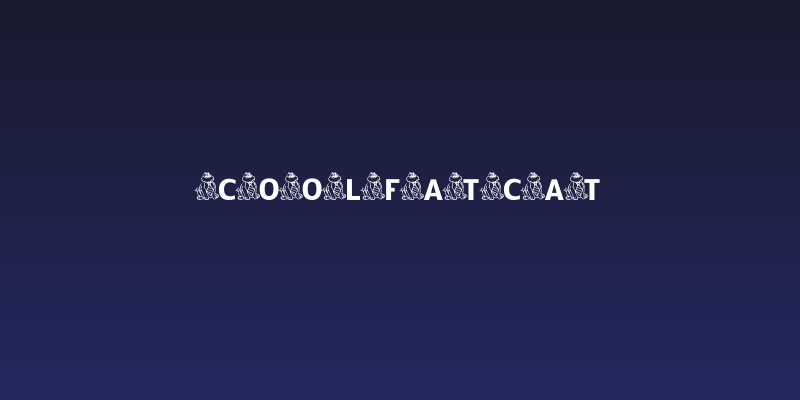 CoolFatCat Social Header