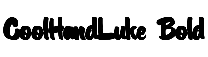 CoolHandLuke Bold Font