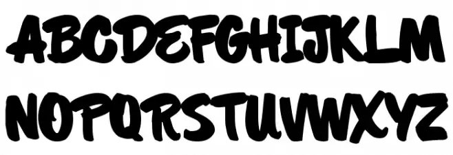 CoolHandLuke Bold フォント 大文字