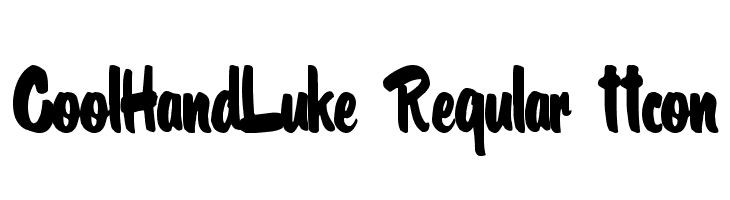 CoolHandLuke Regular ttcon Font
