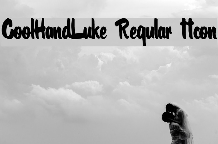 CoolHandLuke Regular ttcon Font examples
