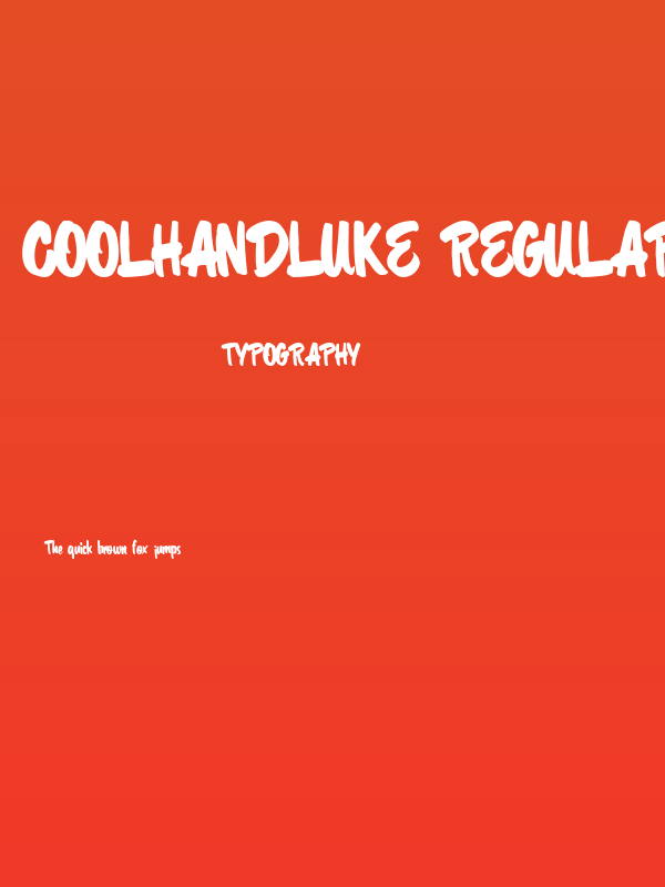 CoolHandLuke Regular ttcon Poster