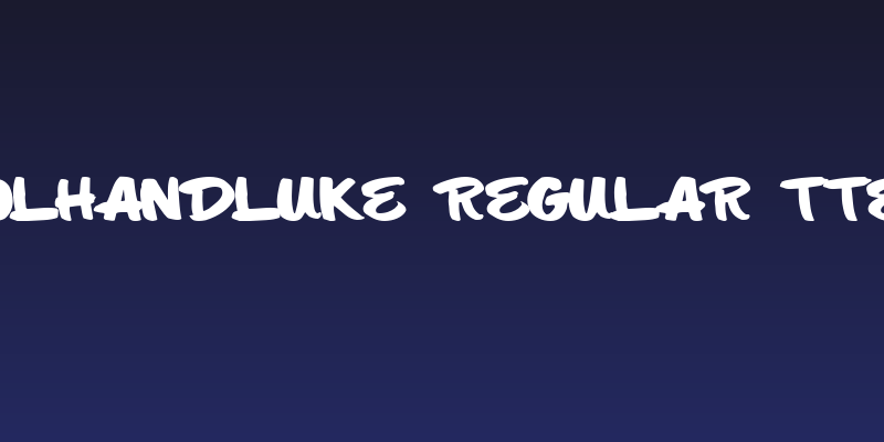 CoolHandLuke Regular ttext Social Header