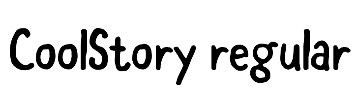 CoolStory regular  les polices de caractères gratuit tlcharger