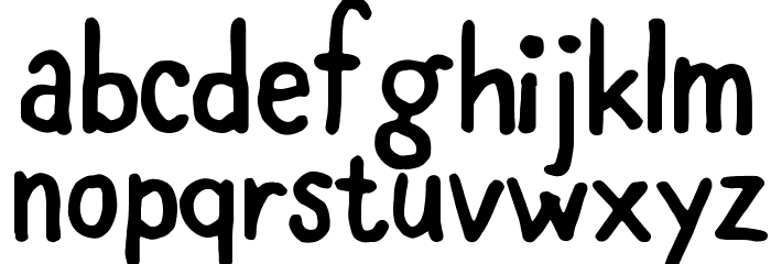 CoolStory regular Font LOWERCASE