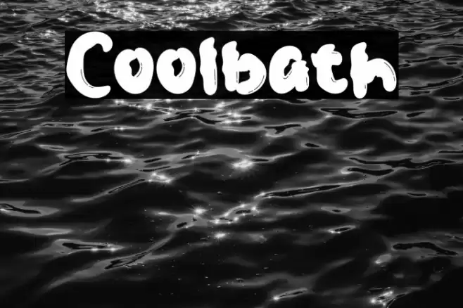 Coolbath Font examples