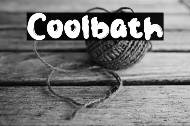 Coolbath Font examples