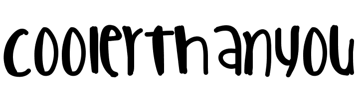 CoolerThanYou  免费字体下载