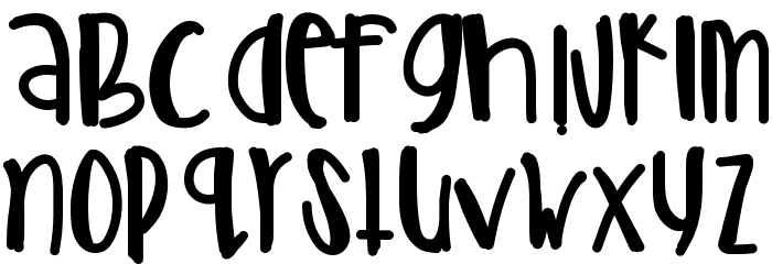 CoolerThanYou Font LOWERCASE