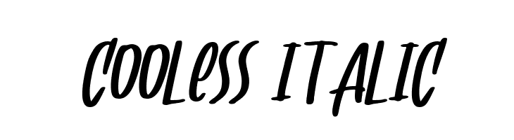 Cooless italic  لخطوط تنزيل