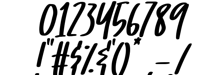 Cooless italic Font OTHER CHARS