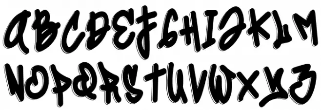 Coolest Hustle Decorative Decorative Шрифта строчной