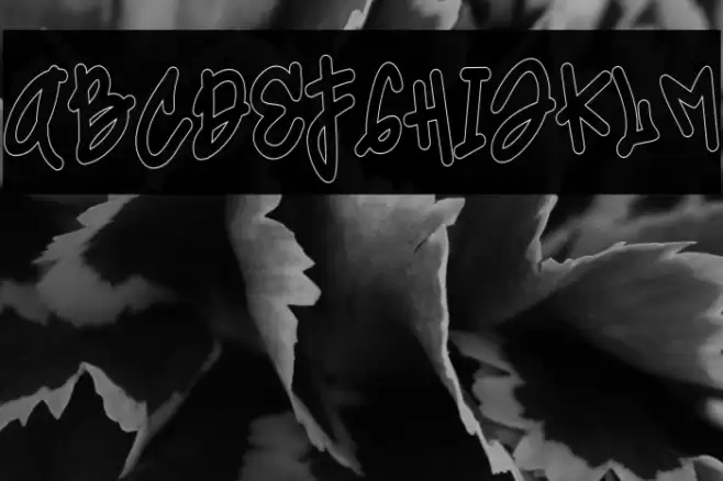 Coolest Hustle Outline Outline Шрифта examples