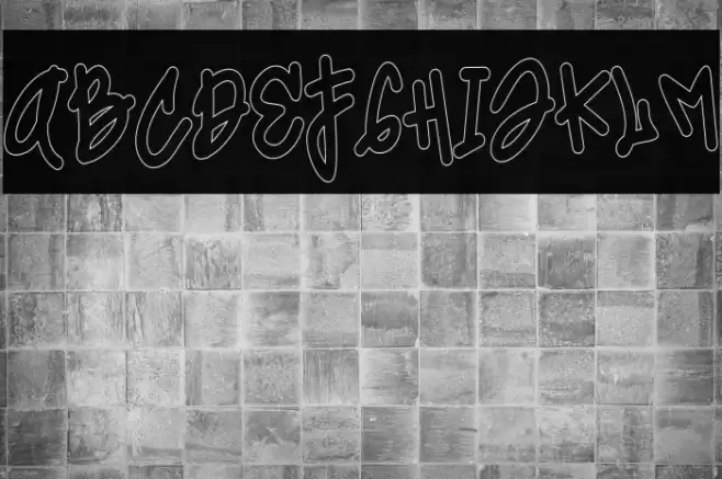 Coolest Hustle Outline Outline Шрифта examples