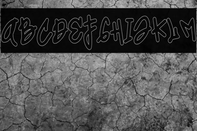 Coolest Hustle Outline Outline Шрифта examples