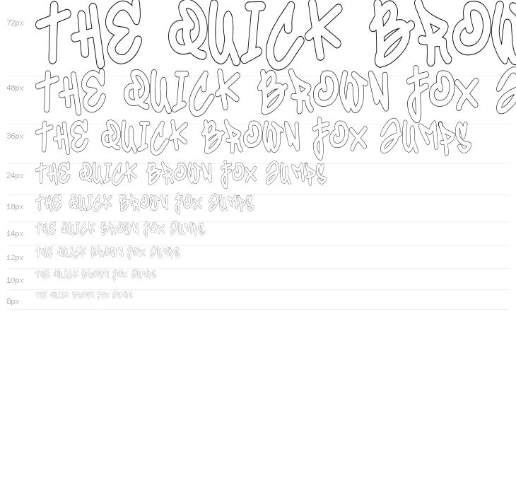 Coolest Hustle Outline Outline Waterfall