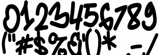 Coolest Hustle Solid Solid Schriftart Anderer Schreiben