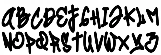 Coolest Hustle Solid Solid Schriftart Gro&szlig;