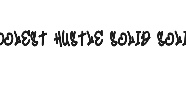 Coolest Hustle Solid Solid Logo