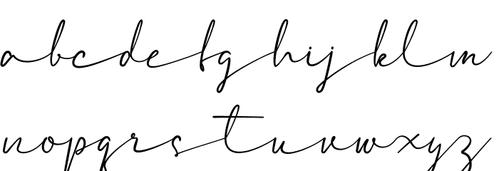 Coolesta Font LOWERCASE