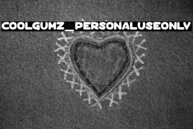 Coolgumz_PersonalUseOnly Font examples