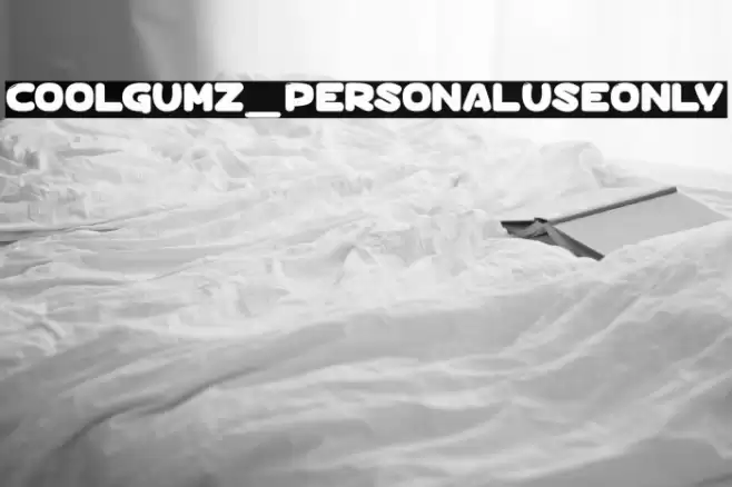 Coolgumz_PersonalUseOnly Font examples