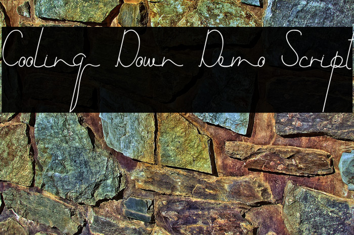 Cooling Down Demo Script Example 1