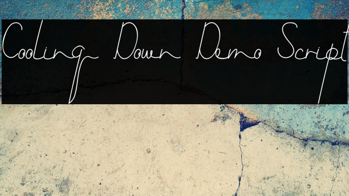Cooling Down Demo Script Example 2