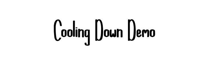 Cooling Down Demo  Fuentes Gratis Descargar