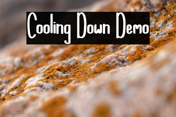 Cooling Down Demo Example 1