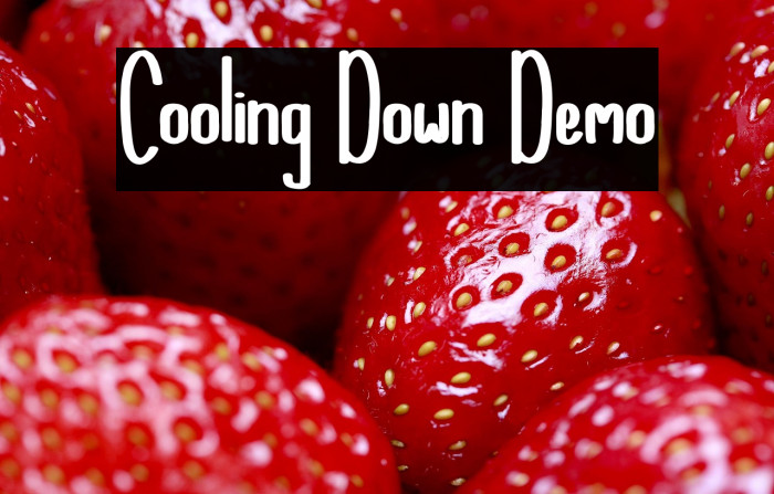 Cooling Down Demo Example 2