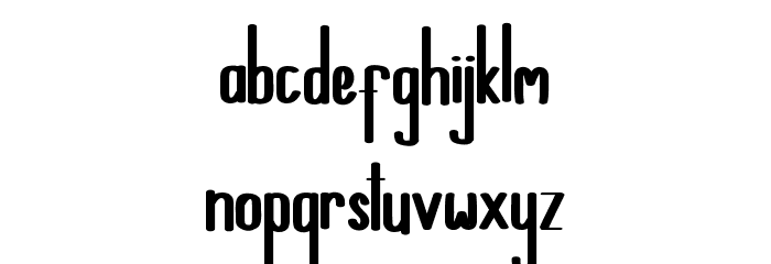 Cooling Down Demo Font LOWERCASE