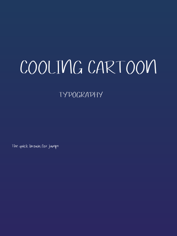 Cooling cartoon Poster