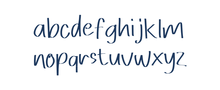 Cooling cartoon Lowercase