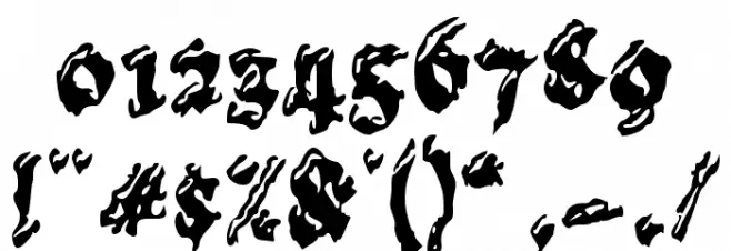 Coolizer Font OTHER CHARS