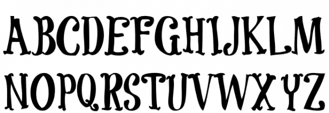 CoolockBlack Font UPPERCASE