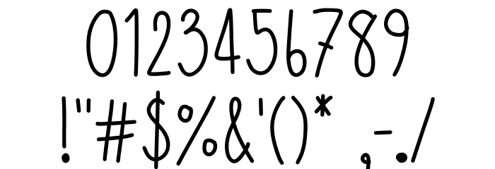 Coolslim Regular Font OTHER CHARS