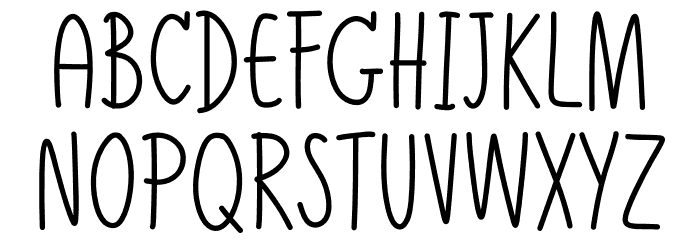 Coolslim Regular Font UPPERCASE