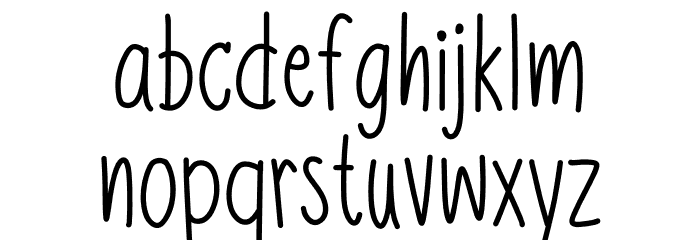 Coolslim Regular Font LOWERCASE