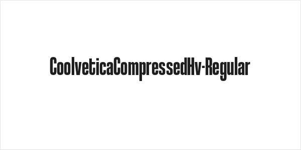 CoolveticaCompressedHv-Regular Logo